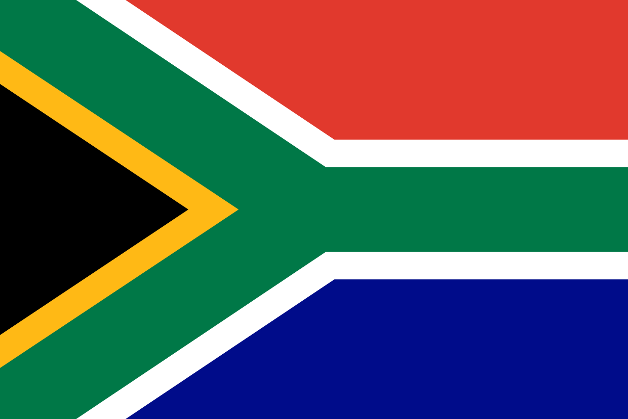 Africa Flag Square