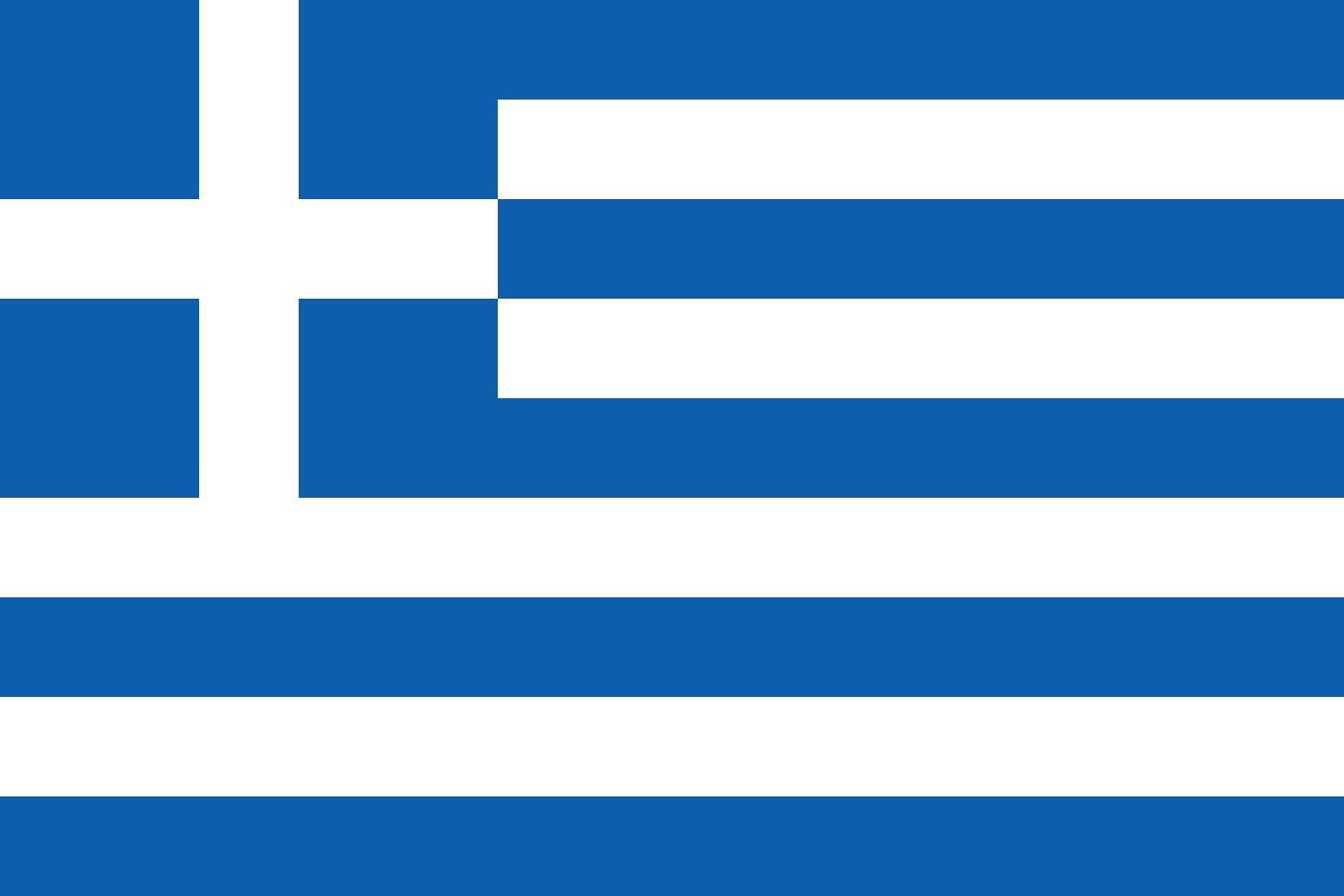 Greece Flag Square