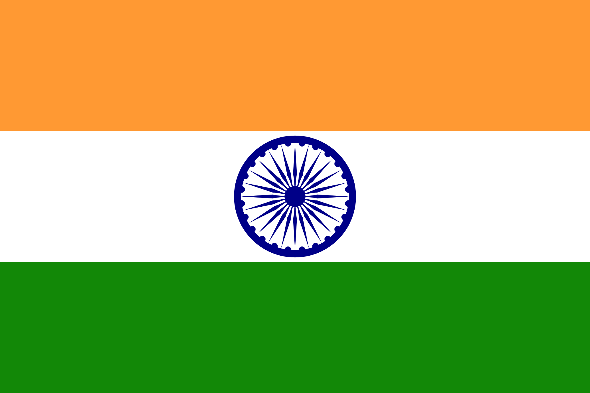India Flag Square